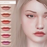 Matte and Glossy Lipstick sims 4 cc