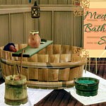 Medieval Bathroom Set sims 4 cc