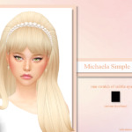 Michaela Simple Liner sims 4 cc