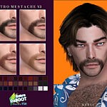 Mustache V3 sims 4 cc