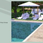 Natural Stone for Pool Area sims 4 cc