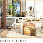 Nordic Kitchen Sims 4 cc