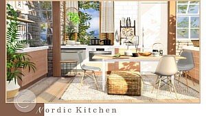 Nordic Kitchen Sims 4 cc
