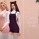 Overall Shorts sims 4 cc
