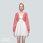 P9 Bolero Mini Dress sims 4 cc