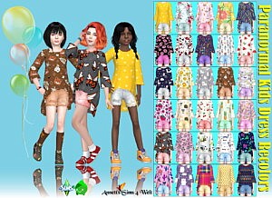 Paranormal Kids Outfit sims 4 cc