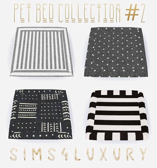 Pet Bed Collection 2 sims 4 cc