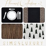 Place Mat Collection 2 sims 4 cc