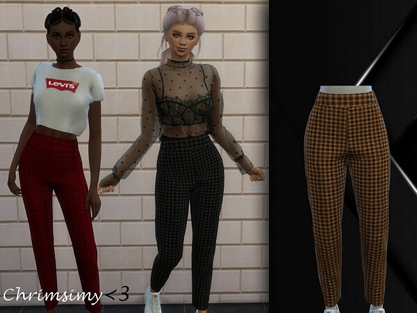 Plaid Pants by chrimsimy from TSR