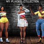 Plaided Collection sims 4 cc