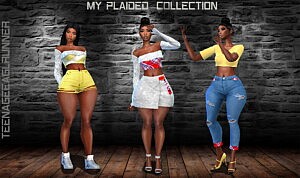 Plaided Collection sims 4 cc