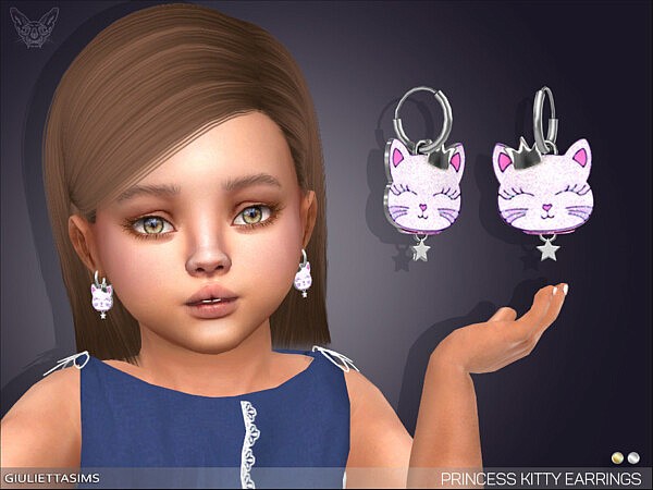 Princess Kitty Earrings by feyona from TSR