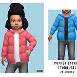 Puffer Jacket Toddler sims 4 cc