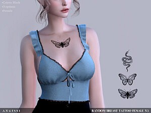 Random breast tattoo N3 sims 4 cc