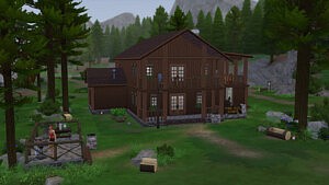 Refuge by the lake sims 4 cc