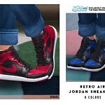 Retro Air Sneakers sims 4 cc