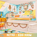 Retro Kids room sims 4 cc