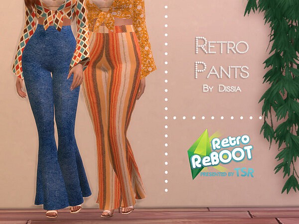 Retro Pants sims 4 cc