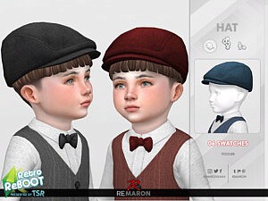 Retro ReBOOT 50s Hat for Toddler 01sims 4 cc