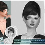 Retro ReBOOT Barbra Hairstyle sims 4 cc