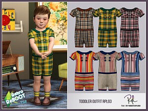 Retro ReBOOT Toddler Outfit RPL93 sims 4 cc
