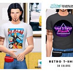 Retro T Shirt V1 sims 4 cc