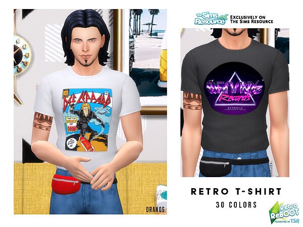 Retro T Shirt by OranosTR from TSR