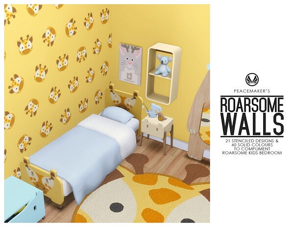 Roarsome Walls from Simsational designs