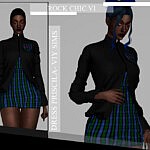 Rock Chic VI Dress Pricila sims 4 cc