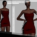 Rock Chic VI Dress Yasmim sims 4 cc