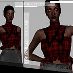 Rock Chic VI Top Isabele Sims 4 CC