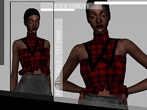 Rock Chic VI Top Isabele Sims 4 CC
