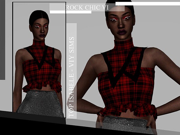 Rock Chic VI Top Isabele by Viy Sims from TSR