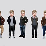 Ronnie Jacket Toddler sims 4 cc