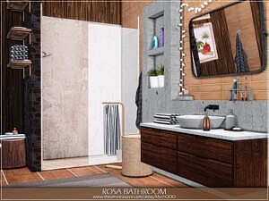 Rosa Bathroom sims 4 cc1