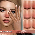 Rose Nose Blush sims 4 cc