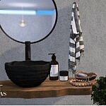 Rustic Bathroom sims 4 cc