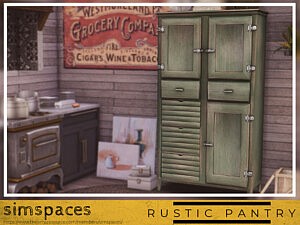 Rustic Pantry sims 4 cc