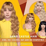 Sand Castle Hair sims 4 cc1