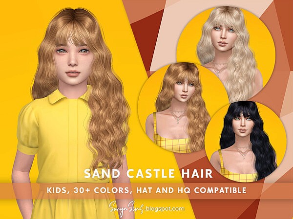 Sand Castle Hair K by SonyaSims from TSR