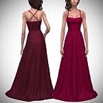 Scarlet Gown sims 4 cc