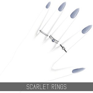 Scarlet Rings sims 4 cc