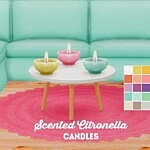 Scented citronella candles sims 4 cc