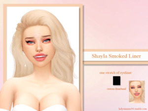 Shayla Smoked Liner sims 4 cc