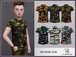 Shirt for Boys RPL88 sims 4 cc