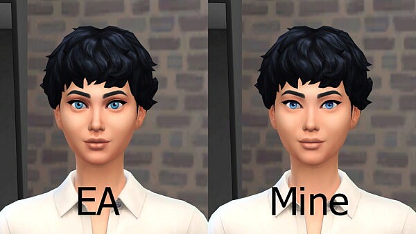 Sim ply better! Skin overlay and Eyes by Infinity from Mod The Sims