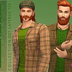 SimmieV Celtic Layered Tee sims 4 cc