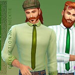 SimmieV Celtic Necktie sims 4 cc