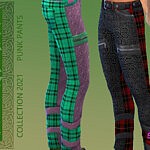 SimmieV Celtic Punk Pants sims 4 cc