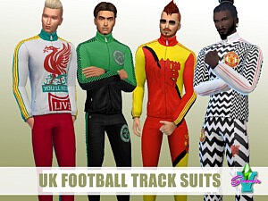 SimmieV UK Football Track Suit sims 4 cc